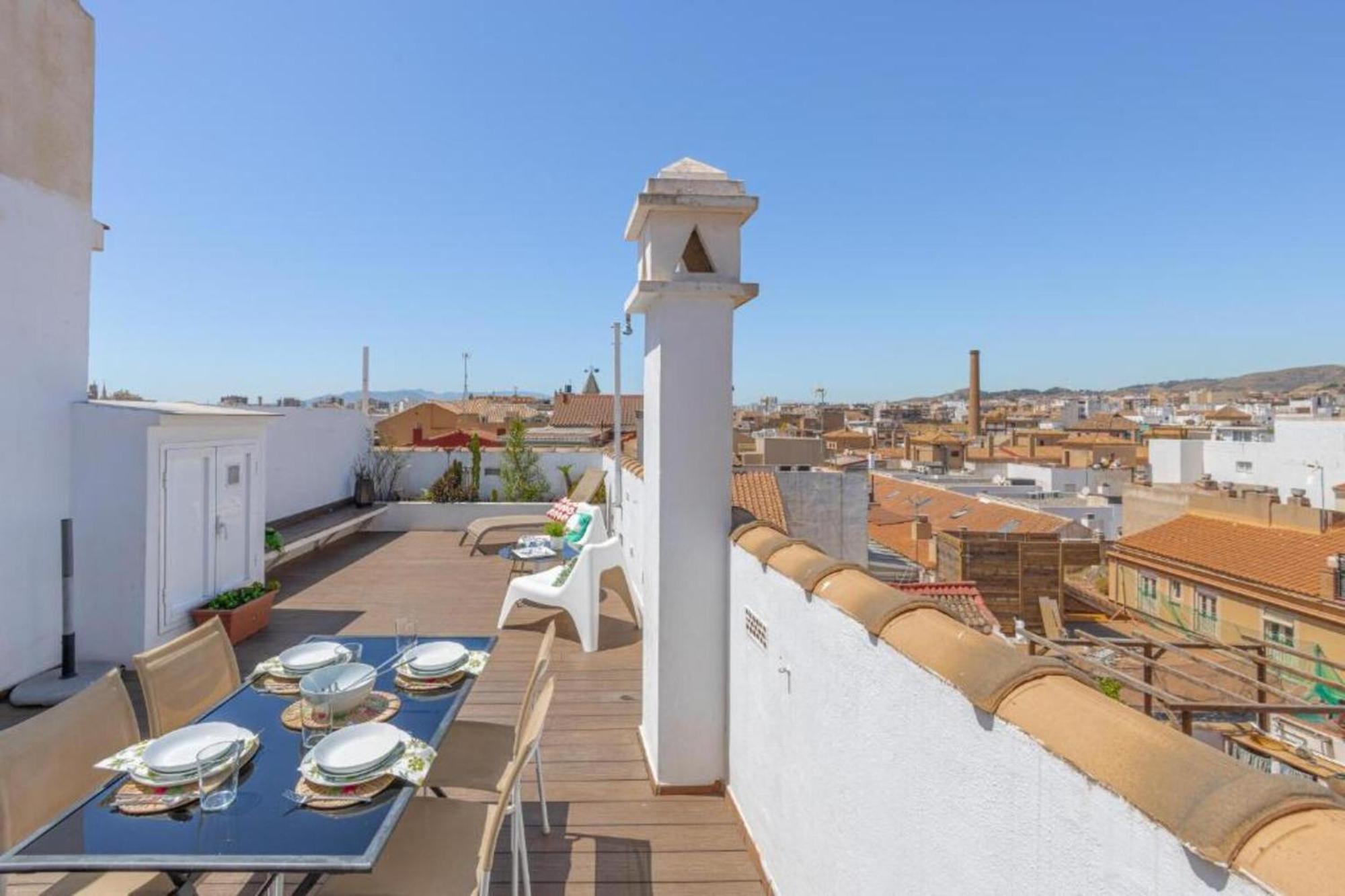 C20 - Adorable Apartment In The Center With Sun Terrace Málaga Exteriör bild